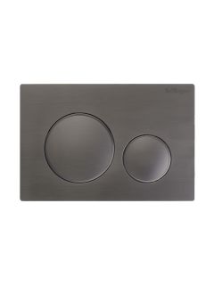 Кнопка смыва BelBagno BB-17C-GM оружейная сталь